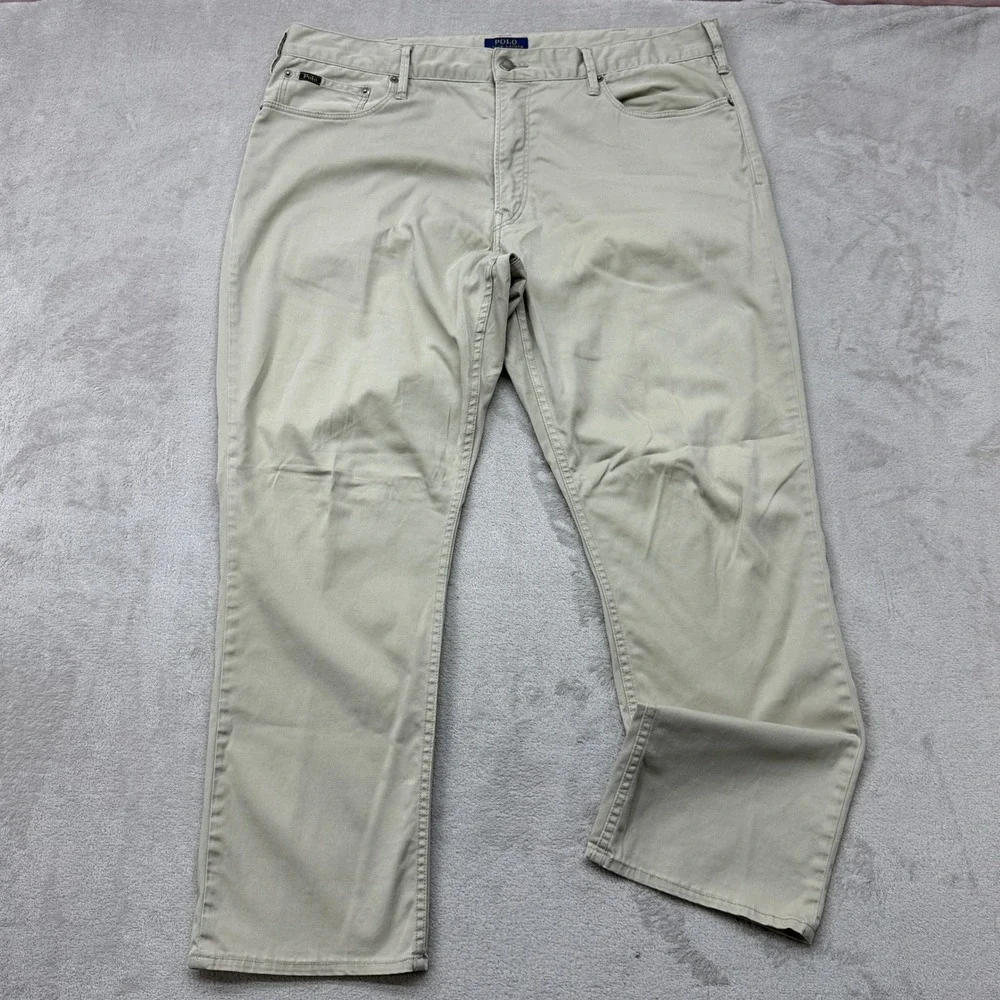 Polo Ralph Lauren Prospect Straight Pants Mens‎ 38x30 Khaki Tan Stretch Chinos